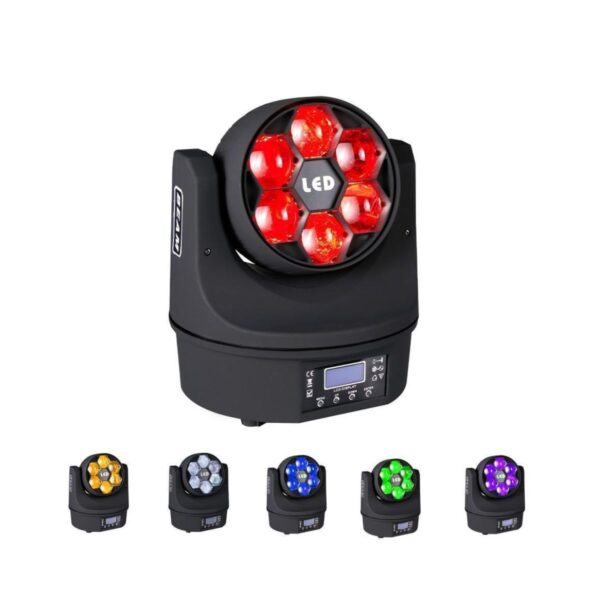 LED BEEM+WASH BEE EYES 2 6×15 RGBW MINI