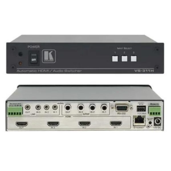 KRAMER HDMI AUDIO SWITCHER VS-311H 3×1